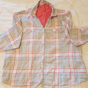 Columbia multi color flannel plaid shirt size 3x